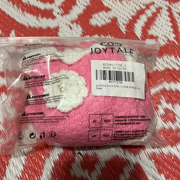 NWT Dog Cat Sweater Dress Cable knot Pullover Size 2 - Picture 8 of 8